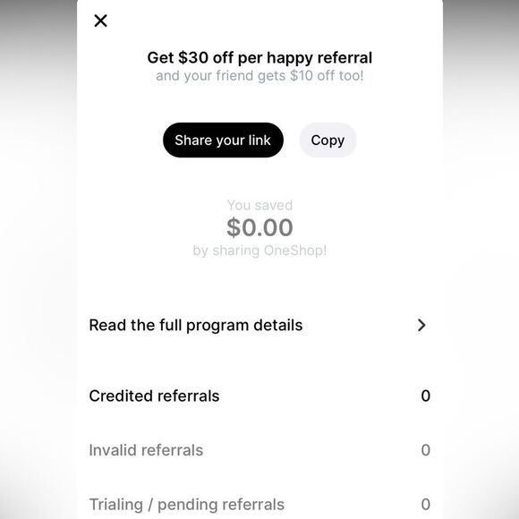 OneShop Referral Link - Signup Code - Poshmark Bot - Auto Share - Picture 6 of 13